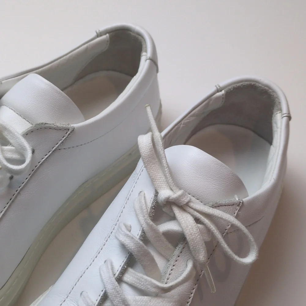 Common Projects Achilles Sneakers in White Leather Size EU 39 US Women's 9